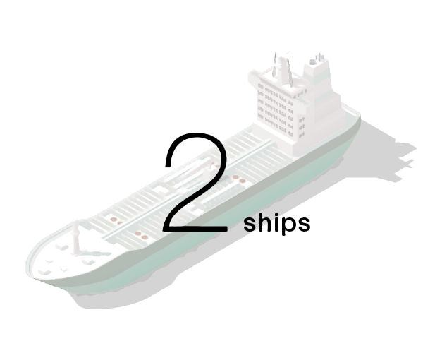 2 ships